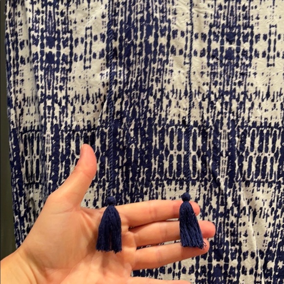 Adorable tie dye print shirt dress - Picture 3 of 5